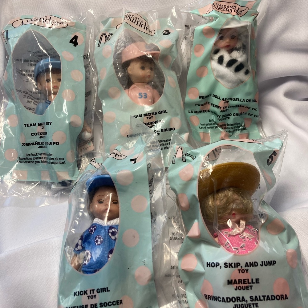 McDonald’s Madame Alexander dolls.  Bundle of 5.